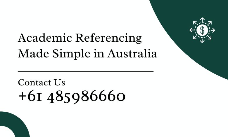 Academic Referencing Made Simple in Australia